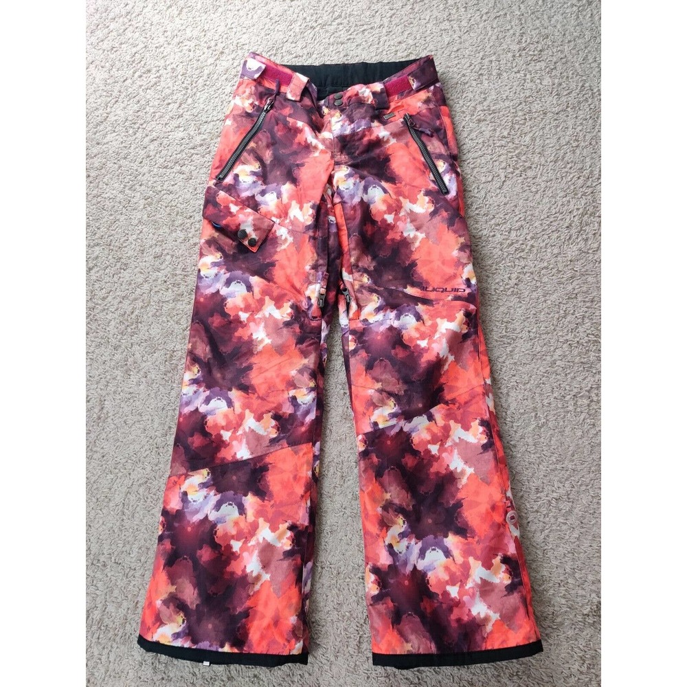 (V) LIQUID FREERIDE 10K WOMENS XS Pants Snowboard Ski Outdoor MULTICOLOR